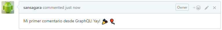 Comentar desde el API? Hell yeah!