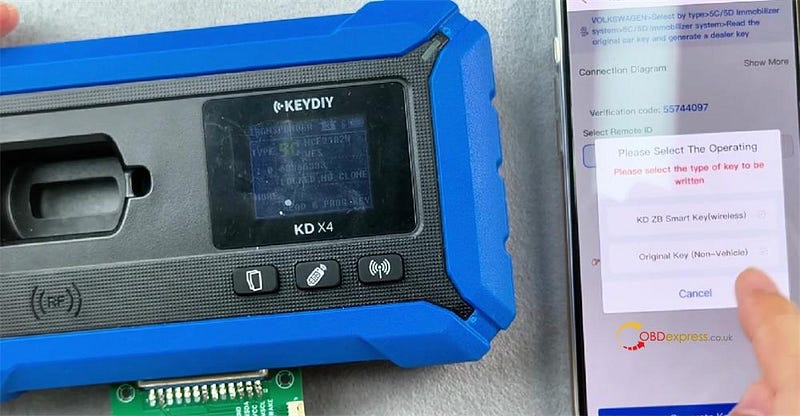 How to Modify Key ID by KEYDIY KD-X4 and FGB25 FGB08 Keys