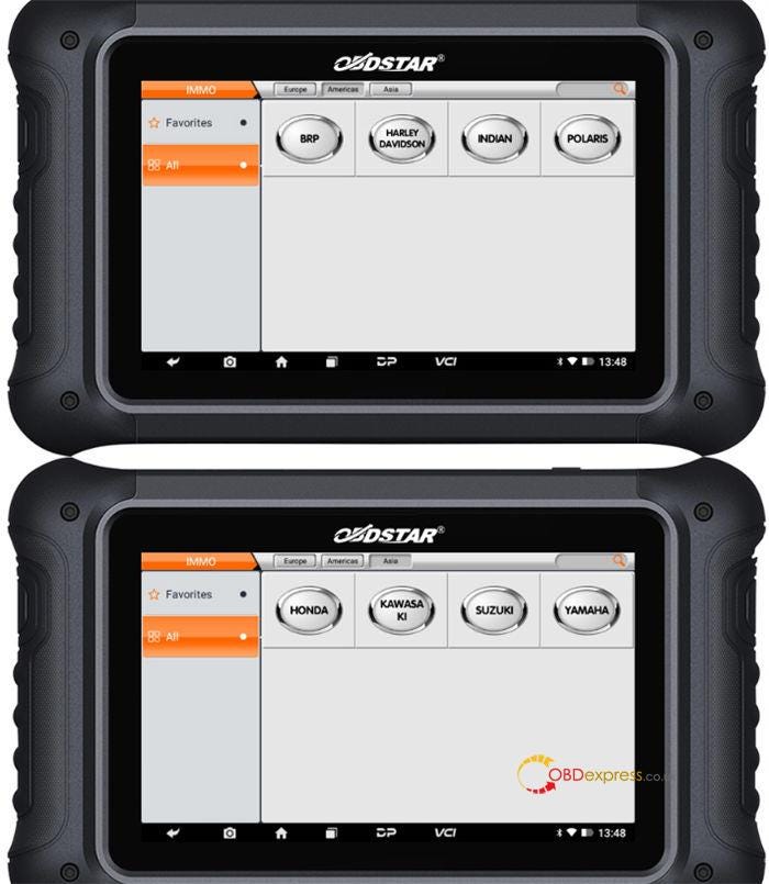 OBDSTAR MK70 Main Feature, Vehicle Coverage, Menu Function Display