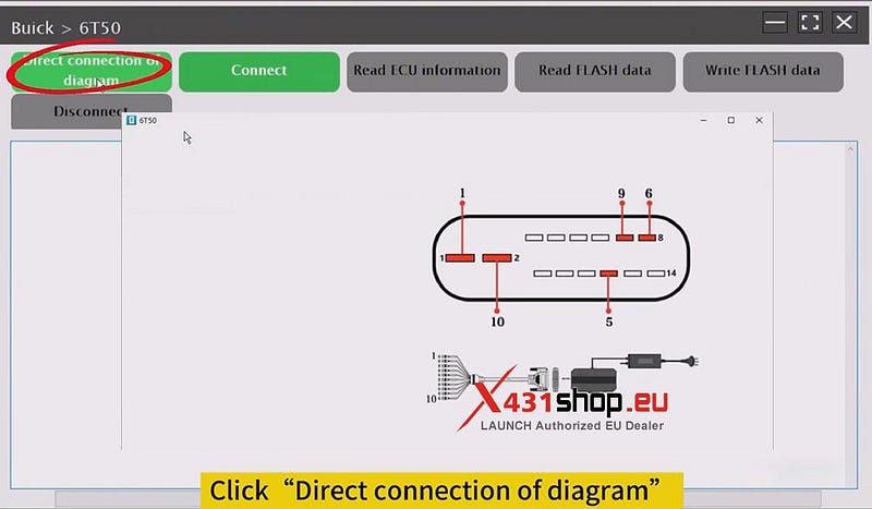 LAUNCH X431 ECU Tool Clone Bosch 6T50 TCU