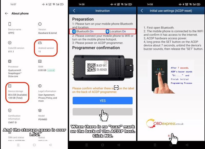 Yanhua Mini ACDP Connect to WIFI on IOS Android Phone