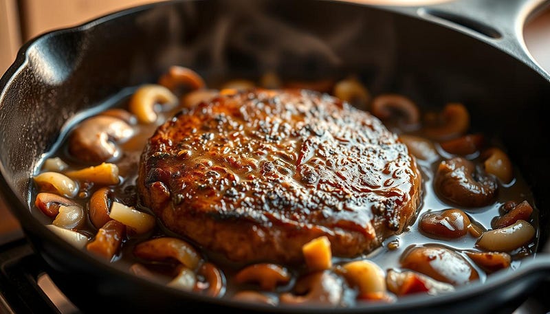 Homestyle Salisbury Steak with Gravy | Easy Comfort Dinner 0*2h0aElYIjhfpVz6l