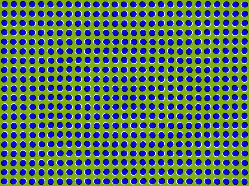 A peripheral drift illusion by Paul Nasca