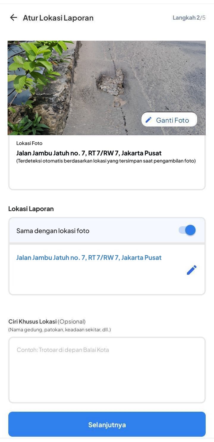 Laporan Warga JAKI