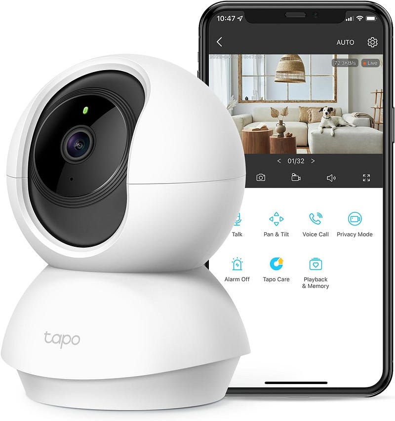 TP-Link Tapo 2K Pan/Tilt Security Camera