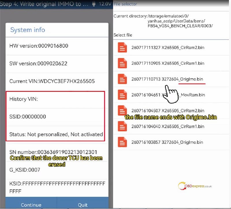 How to Use Yanhua ACDP Module Clone Benz VGS4-0 NAG2