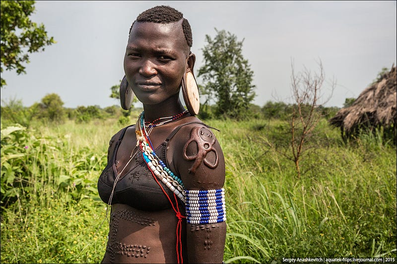 Mursi tribe, Ethiopia / Племя мурси в Эфиопии