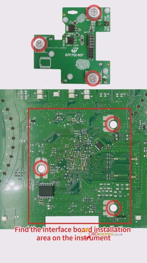 How to install the Yanhua ACDP Module 34 interface board