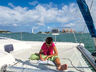 Boatschooling in action.