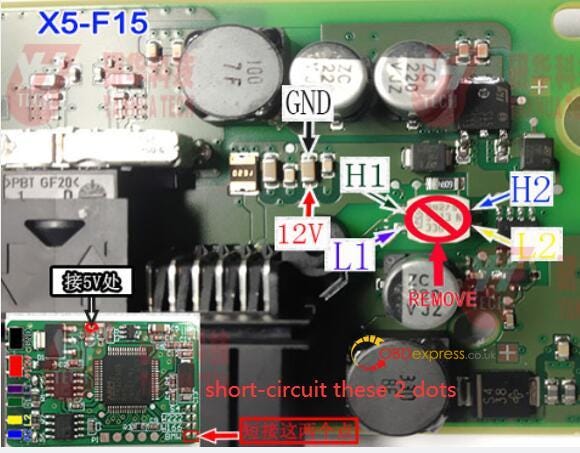 Yanhua MB CAN Filter 18 in 1 Diagrams for BMW