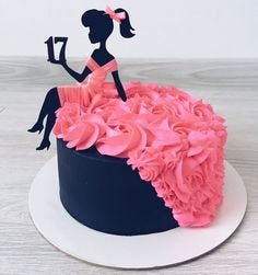 Christ Birthday Cake Idea Image for a young girl as Festive Gift