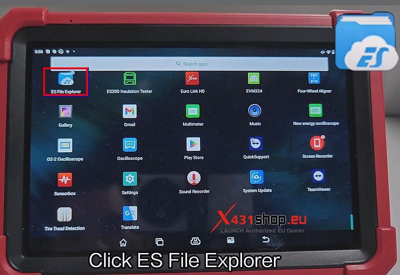 LAUNCH X431診断ソフトウェアX-431アプリの再インストール方法