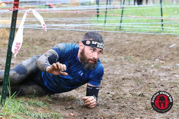 Spartan Race NJ Beast - Barbed Wire
