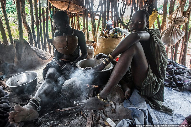 Mursi tribe, Ethiopia / Племя мурси в Эфиопии