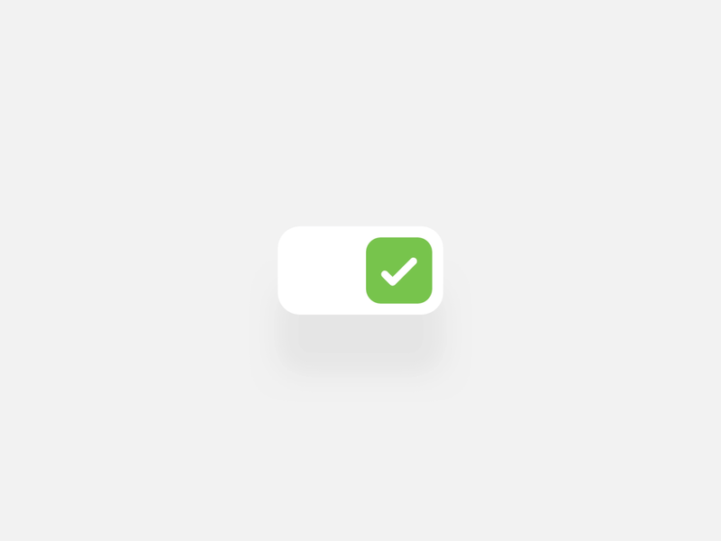 Check box switcher animation by Oleg Frolov in Interaction design   