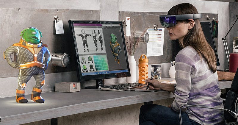 Microsoft’s Hololens now lets you check email in augmented reality #FashionTech #IoT