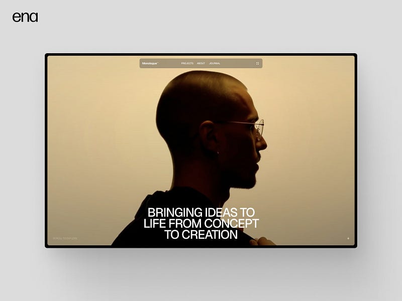 Monologue — Premium Portfolio Template