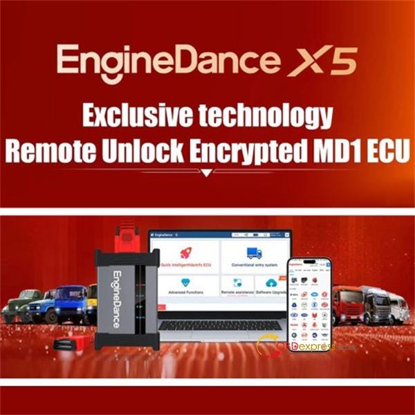 EngineDance X5 Unlock 2021+ Bosch MD1 MG1 ECU in Two Ways