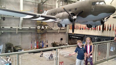 Dirkse kids in Washington, DC.