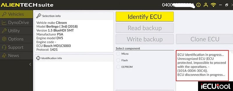 Can AutoTuner KESS3 Read Boot Glitch-unlocked MDG1 ECUs by Flex