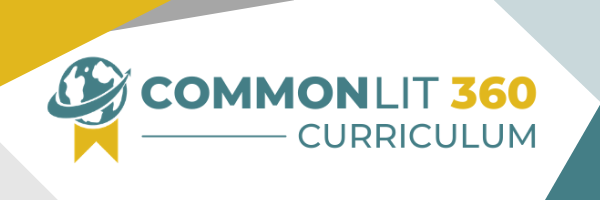 The yellow and teal CommonLit 360 logo.