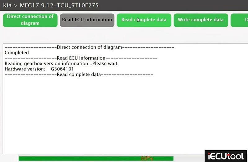 Launch X431 ECU Programmer Clone Hyundai MEG17.9.12 ECU