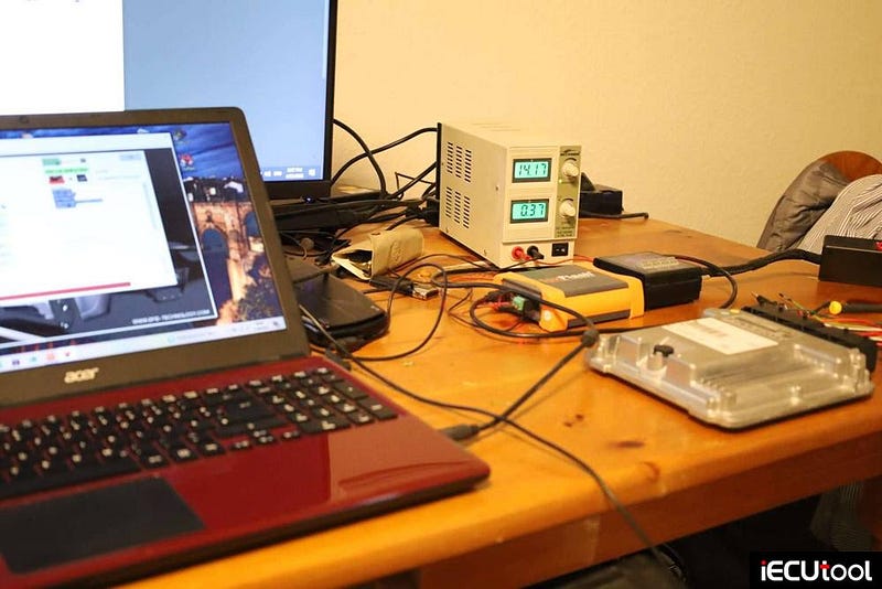 Foxflash Clone Audi A6 EDC16CP34 ECU on Bench