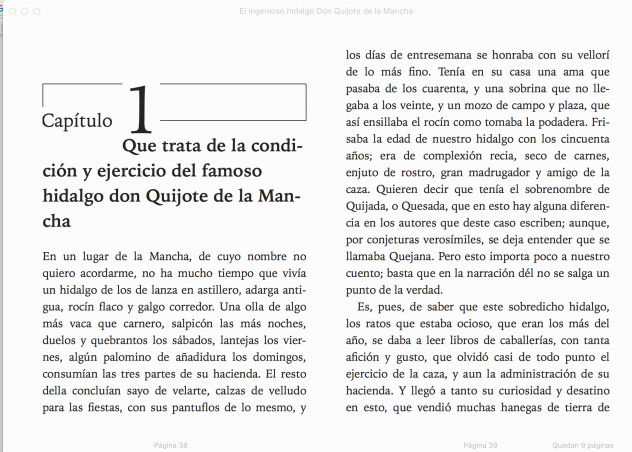 El Quijote en formato ePUB