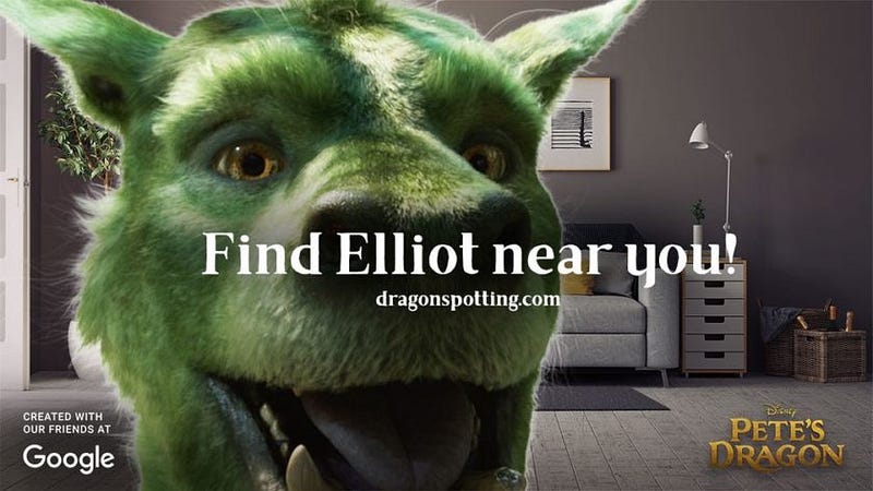 Forget Pokemon, Disney wants you to catch a dragon in their latest #ar endeavor
