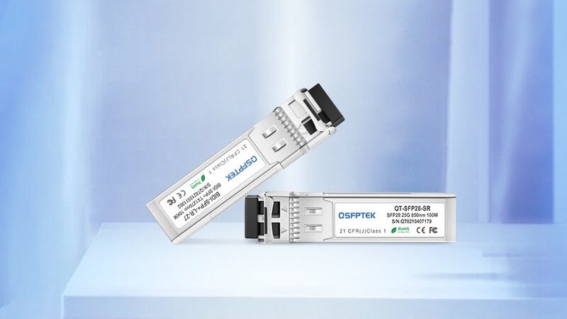 Figure 2: SFP28 vs BiDi SFP+ manufactured by QSFPTEK