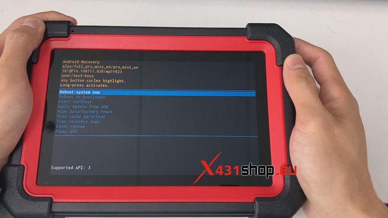 How to do the android recovery of LAUNCH X431 PRO3S+