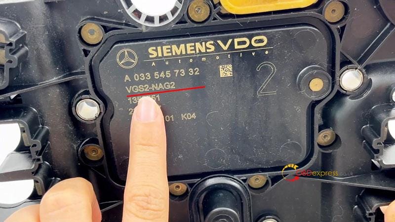 OBDSTAR DC706 Erase Benz SIEMENS VGS2-NAG2 TCM Data