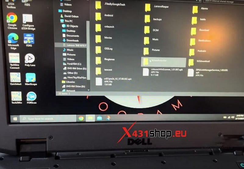 راهنمای کاربر LAUNCH-X431_نحوه انتقال فایل ها به کامپیوتر