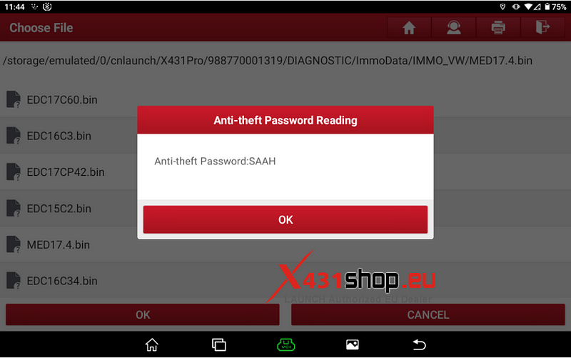 How to Read ECM Anti-Theft Passwords with LAUNCH X431 IMMO PLUS