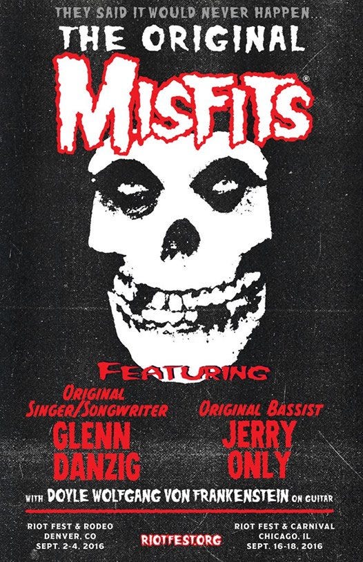 THE ORIGINAL MISFITS RETURN IN LESS THAN A WEEK! Follow the countdown clock + full details @