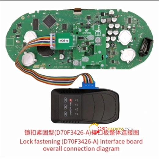 Yanhua ACDP with Module 34 Change VW MQB 3426+95128 Dashboard Mileage