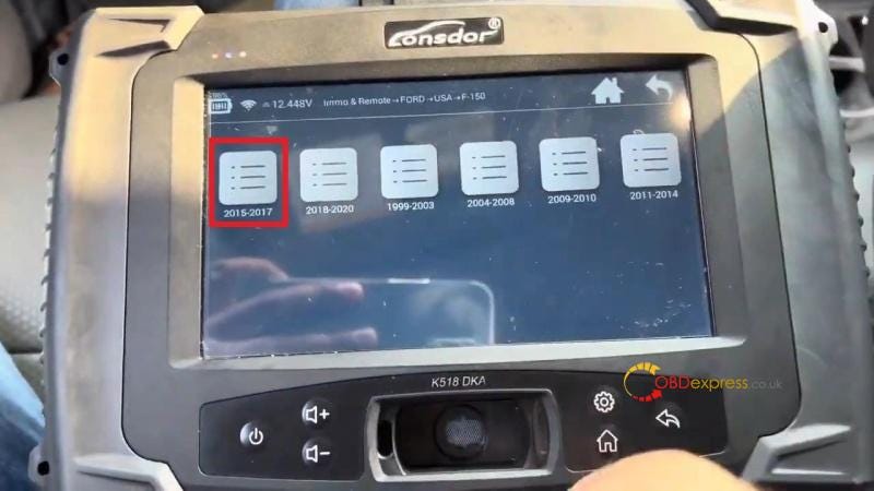 Lonsdor K518 Pro Add 2016 Ford F-150 Flip Key Success