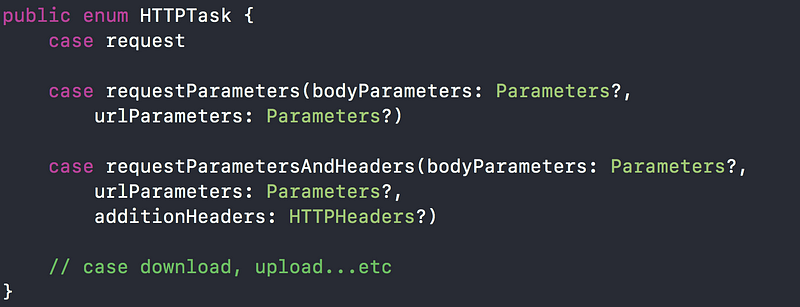 HTTPTask enum