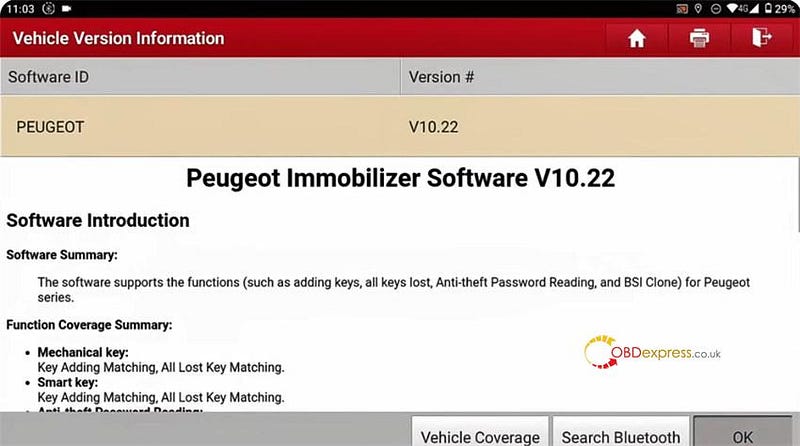 Peugeot 408 All Keys Lost Programming with Launch X431 IMMO Plus Elite