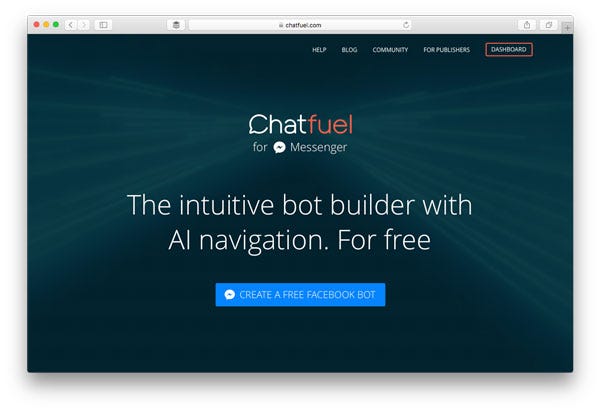 Chatbot Builder Chatfuel