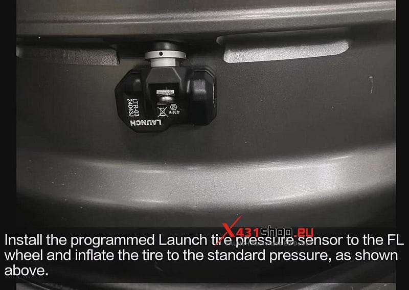 LAUNCH CRT5011 V2_2019 BMW 730Liのタイヤ空気圧学習