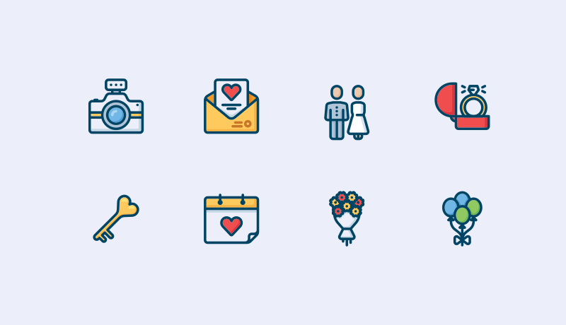 Love and Wedding Icons by Dmitry Miroliubov