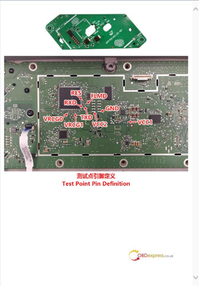 Yanhua ACDP2 モジュール 34 付き VW MK8 Golf 5D の正確な走行距離