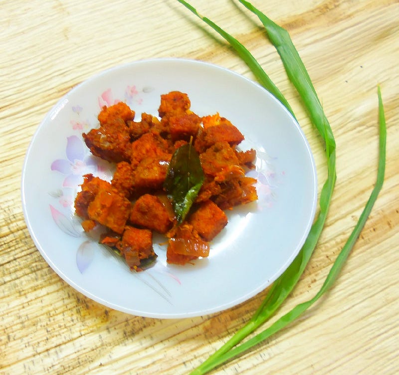 Spicy fried Yam recipe