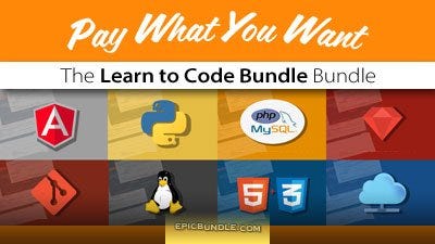 Pay What You Want - Learn to Code Bundle - - Learn #angularjs #Python #Linux #PHP #AWS +more