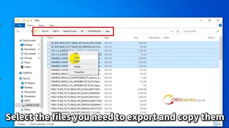 3 Methods to Export OBDSTAR DC706 Data File