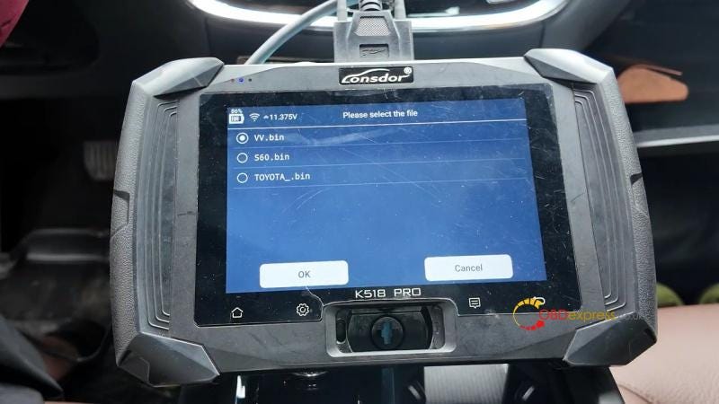 How to Program 2024 Volvo S60 AKL with Lonsdor K518 Pro