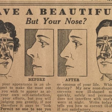 The ugly history of cosmetic surgery