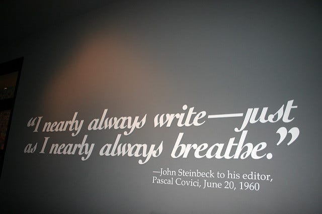writing equals breathing career as a writer