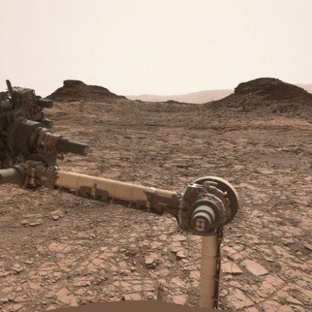 360 panorama from Curiosity from just a few days ago